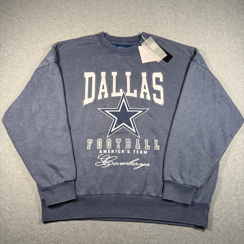 Gameday Couture Dallas Football Cowboys Womens Sweatshirt Blue XXL NWT NFL